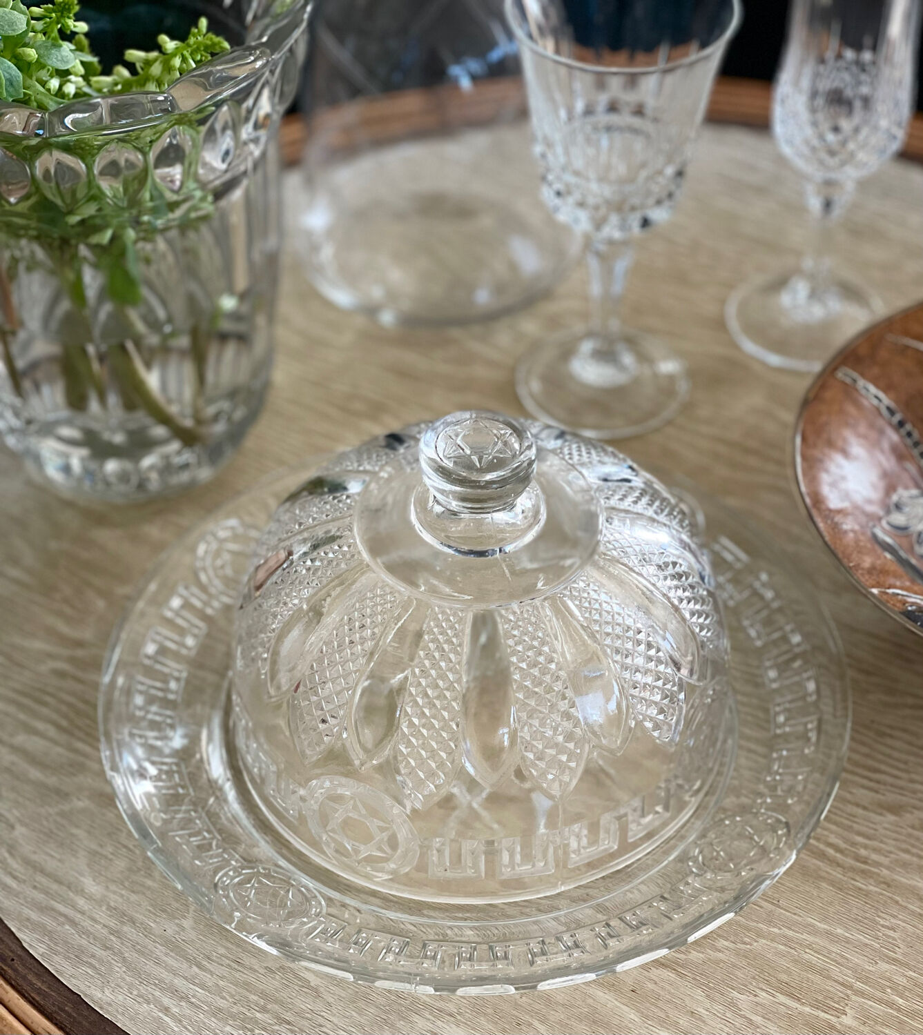 Reims crystal cheese platter