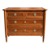 Louis XVI Commode – Gaston Boulay 1984 – Solid Cherry