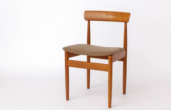 Ensemble de 3 chaises de salle à manger en teck vintage par Farsø Stolefabrik, années 1960, danoise.
