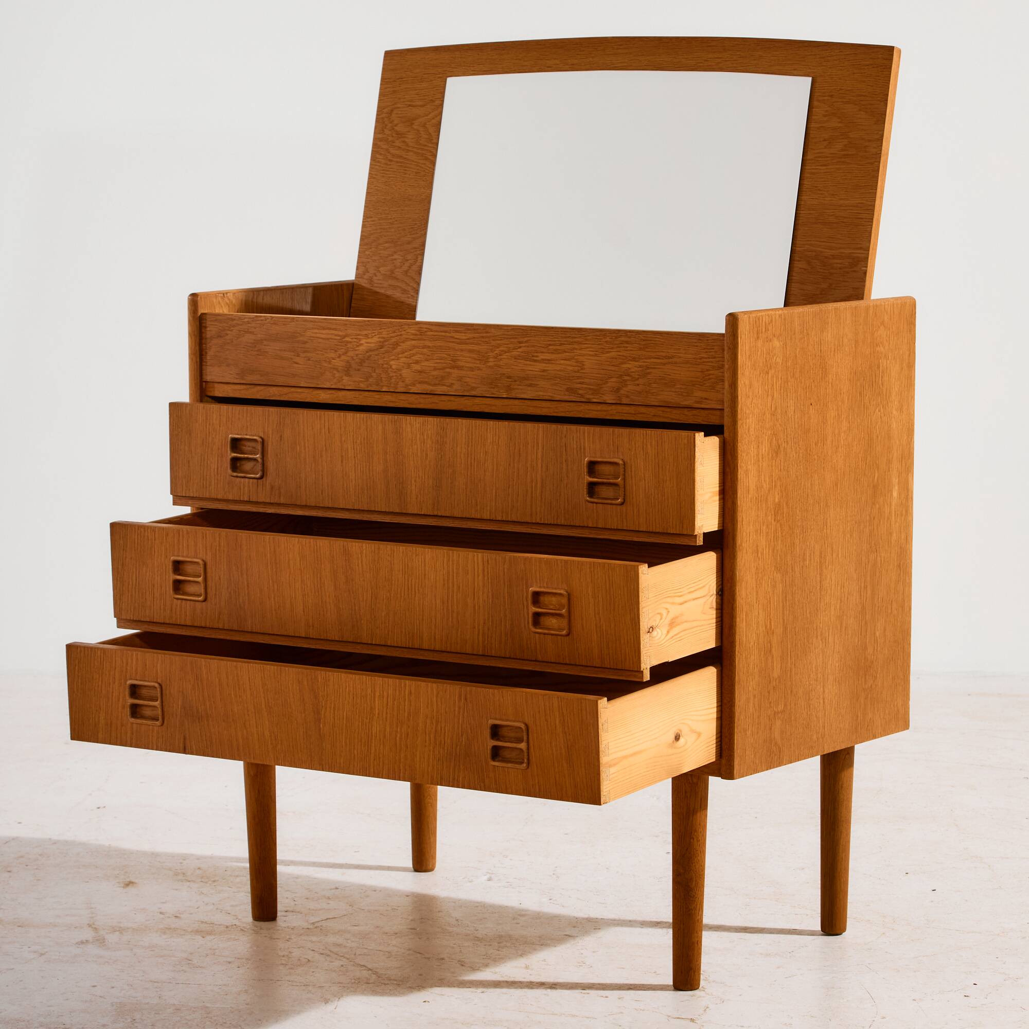 Restored oak dressing table