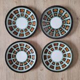 La Redoute x Selency set of 4 Bernadette dessert plates