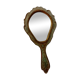 Hand-facing mirror in composite wood dore wood