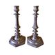 Pair of french brass candlesticks, 2nd half of the 19th century
