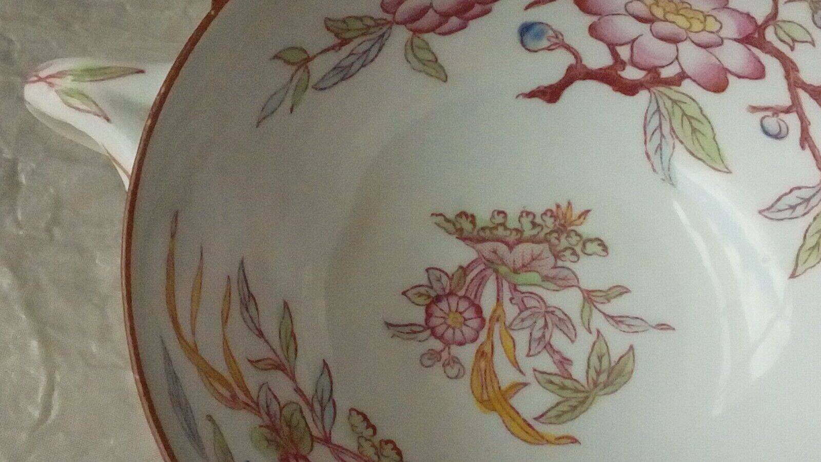 Sarreguemines porcelain tea cup with minton decoration model no. 215 * n3