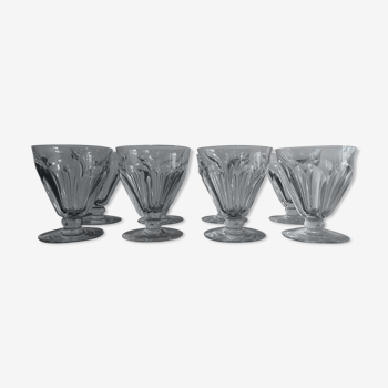 8 verres à eau cristal Baccarat Talleyrand signés