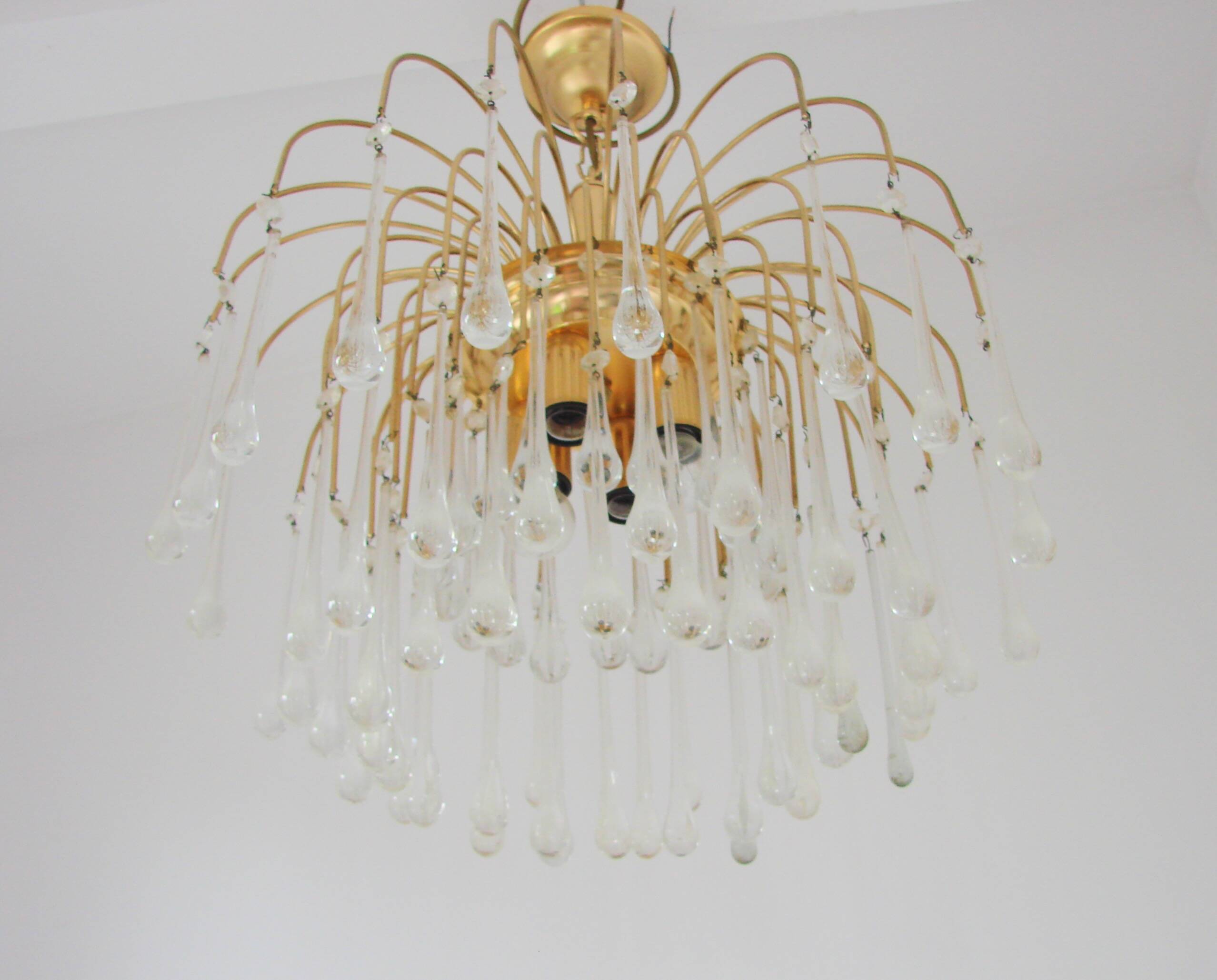 Pendant lamp designed by Paolo Venini, 1970s.