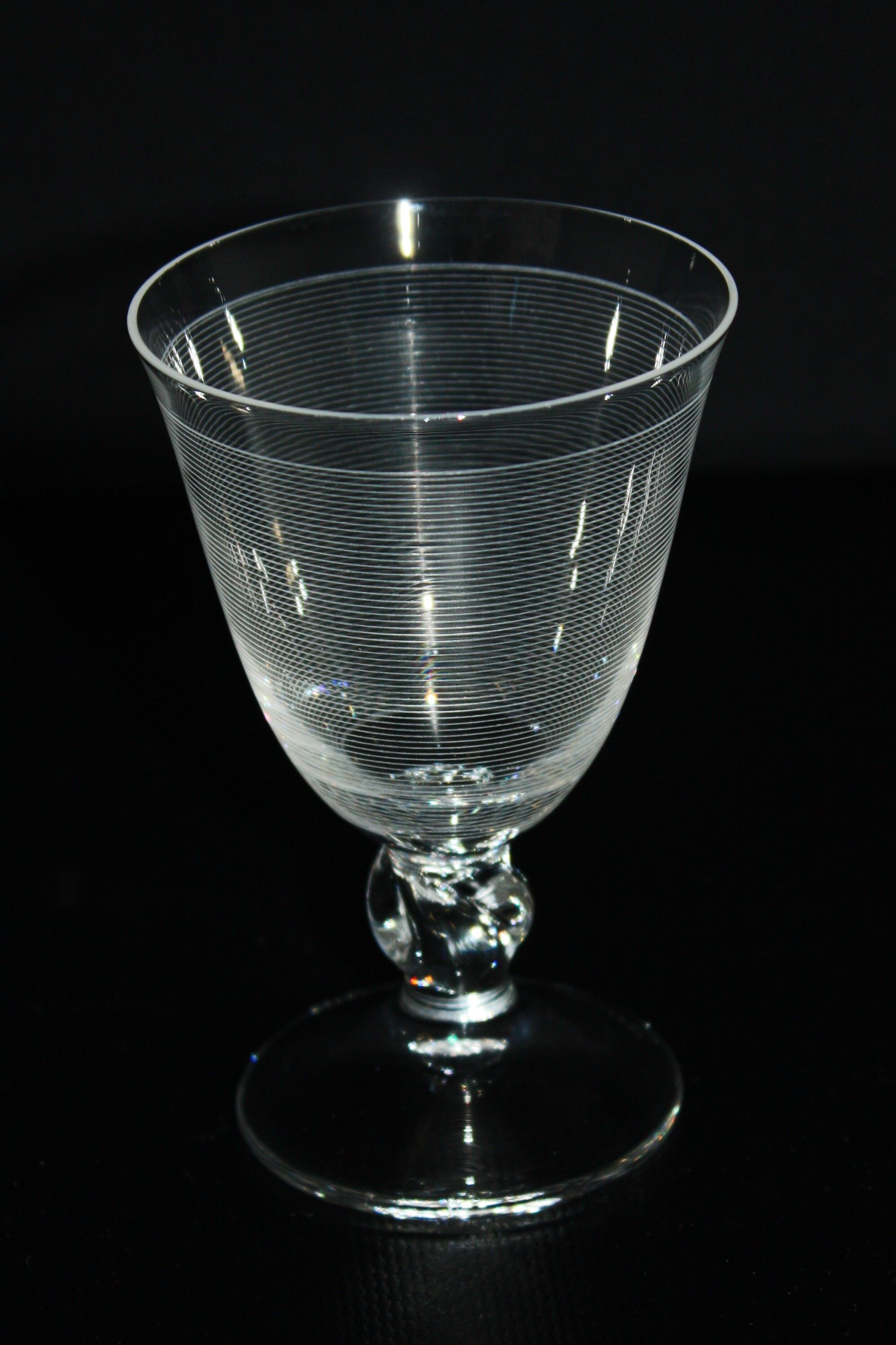 Daum crystal wine glass model Orval