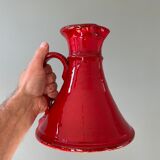 Wide pitcher in glazed sandstone