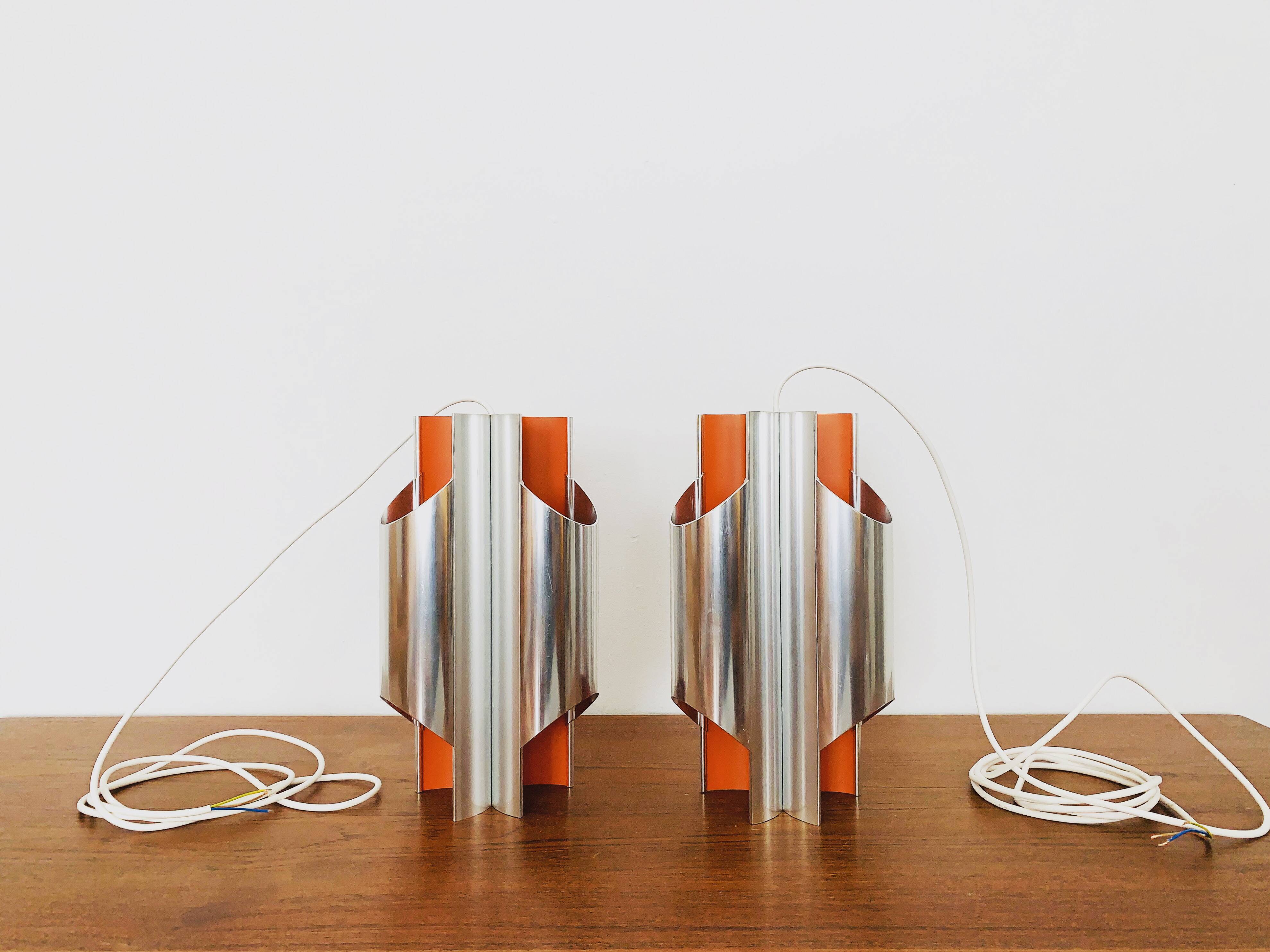 Suspension en métal danoise par Bent Karlby pour Lyfa