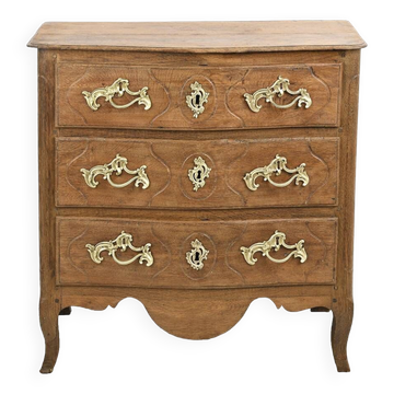 Louis XV chest of drawers in solid wood