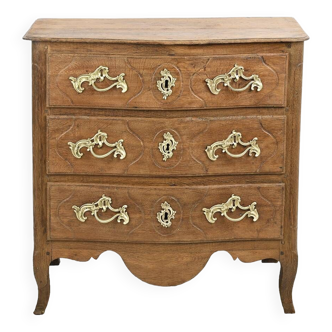 Louis XV chest of drawers in solid wood
