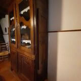 Armoire ancienne 4 portes, dont 2 vitrées
