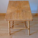Rattan coffee table