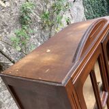 Vintage glass-fronted cabinet