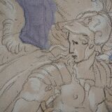 Niccolo dell'abate: angel of victory - lithograph