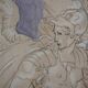 Niccolo dell'abate: angel of victory - lithograph