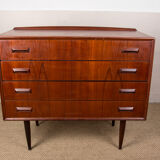 Danish teak chest of drawers by Borge Mogensen for Soborg Mobelfabrik 1960