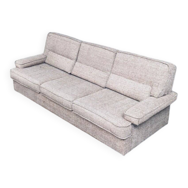 Mid-Century Modern Boucle 3 Seat Sofa, Italy, 1970s