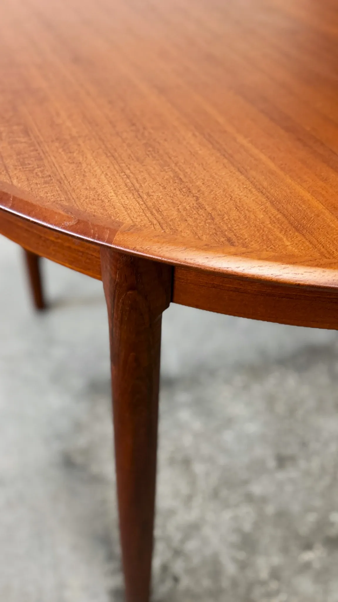 Teak dining table, Denmark, 1960s/70s, vintage, mid-century mode