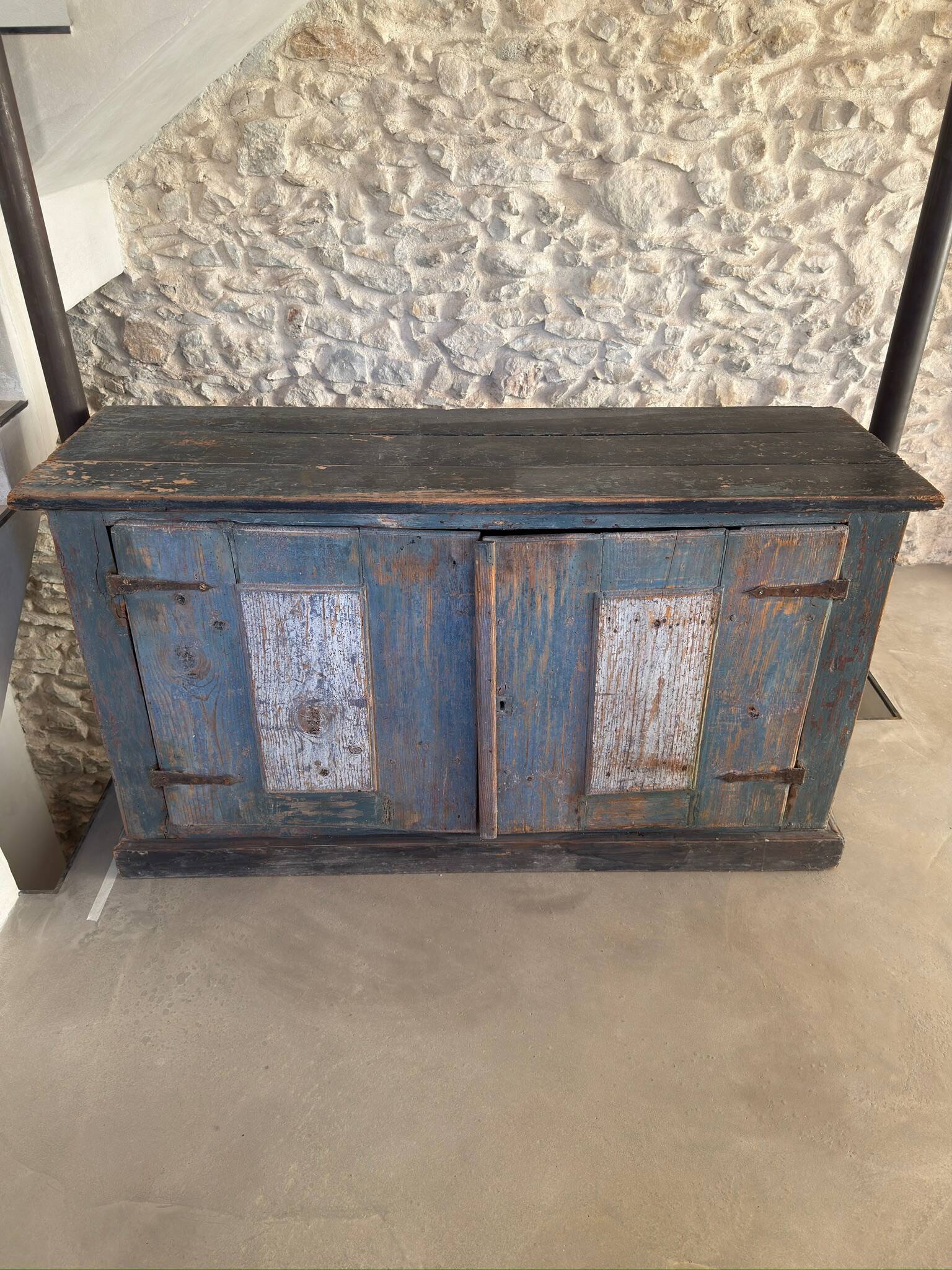 Antique solid wood sideboard – original patina – 19th century