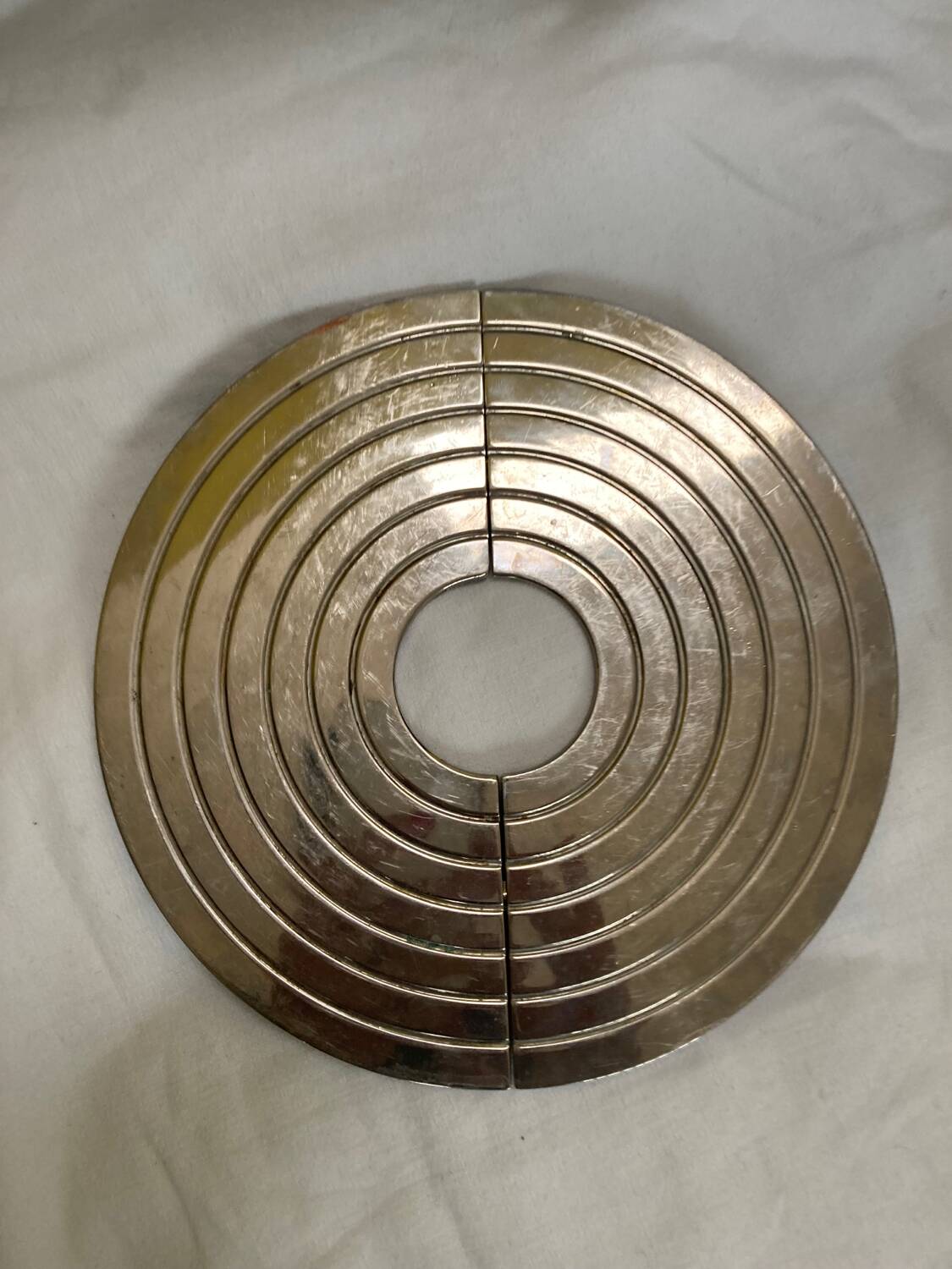 Vintage metal trivet