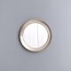 Round Narciso Mirror with Steel Frame by S. Mazza for Artemide, Italy