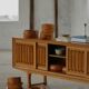 Set of 10 Scandinavian bowls in Swedish pine from the mid-century, made by Holmbergs & Varnamo, 1970s.