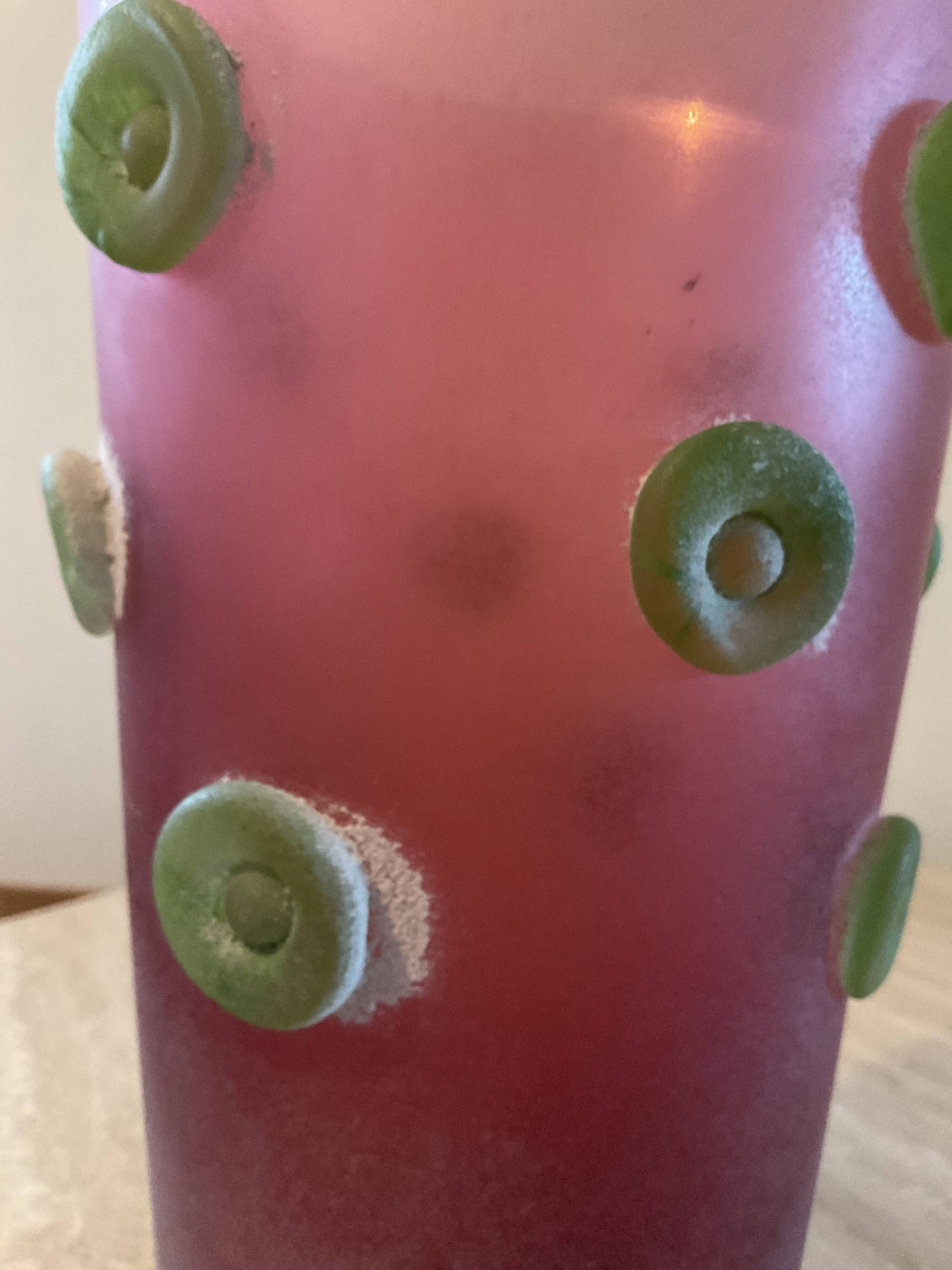 Large vintage “Scavo” vase in Murano glass