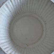 Ceramic cache pot in bamboo style, Italy 1980, Hollywood Regency.
