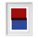 Peinture faite à la main encadrée