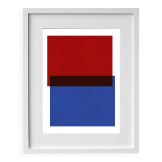 Handmade painting framed