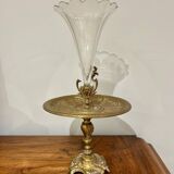 Bronze and crystal centerpiece