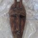 African mask, from Congo ancient African tribal art, mask h 36 l 17 cm.