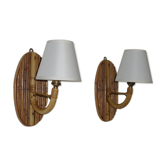 Pair of wall lamps 1950