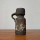 Brutalist ceramic vase, West German mid-century WGP Fat Lava by Jopeko, 1960s.