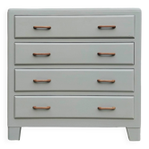 vintage chest of drawers with compass feet