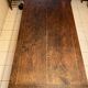 Table de ferme ancienne 19éme en chêne massif avec grand tiroir bois tourné