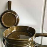 Toreboda Sweden 2 stoneware plates with handles