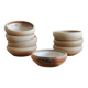 Set of eight stoneware bowls 1970s Roger Jacques