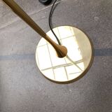 Lonea floor lamp in Hollywood Regency vintage style in brass by Florian Schulz.