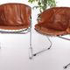 Set of 2 Gastone Rinaldi Dining room chairs Model Flynn,1970 Italy