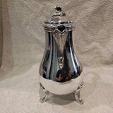 Silver-plated metal coffee pot by Christofle silversmiths, Marly model