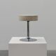 Vintage Mid-century design stool in chrome with white leather seat, 1970s