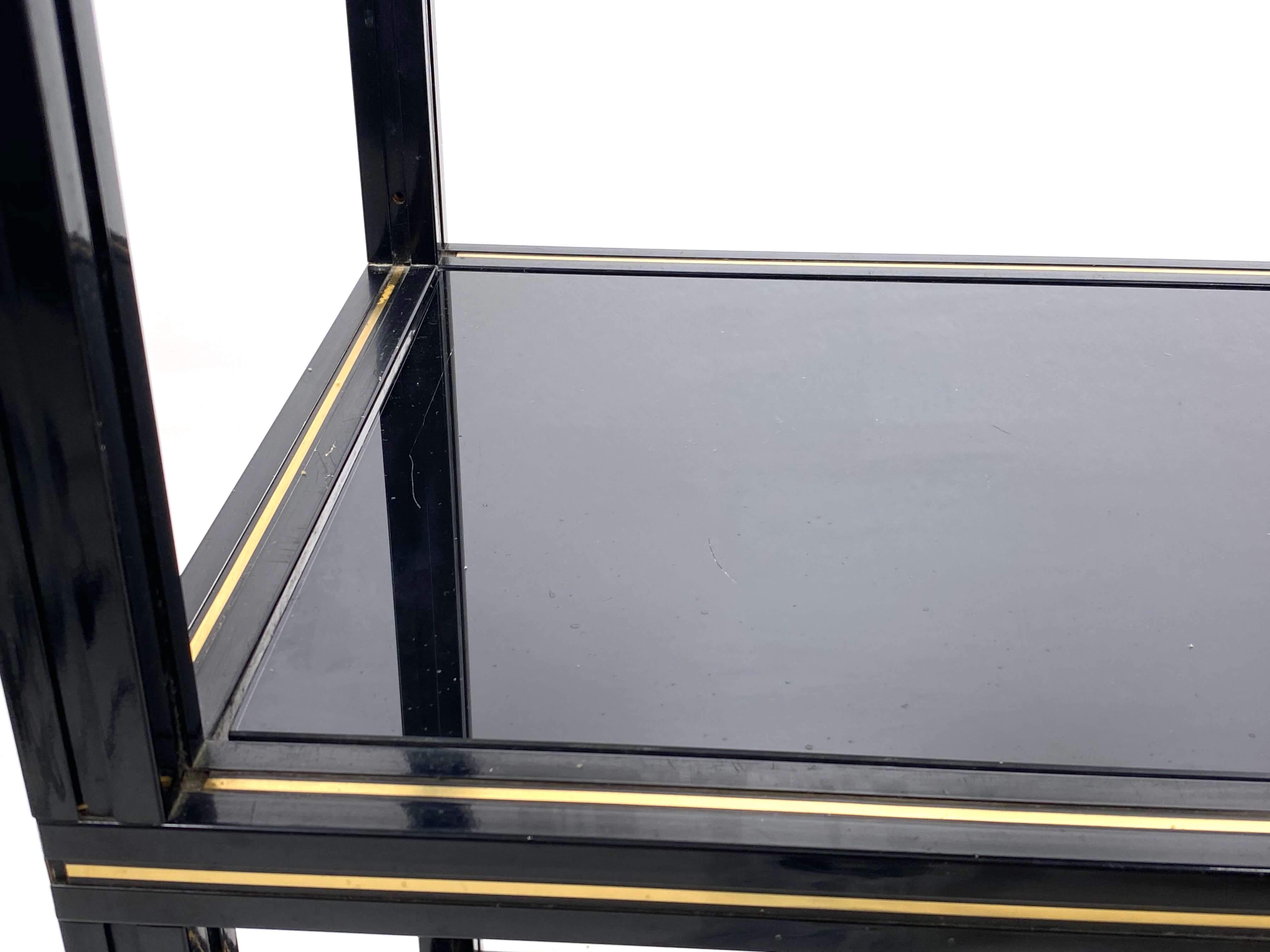 Console by Pierre Vandel, laqué metal, 1970