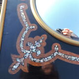 Napoleon III period mirror 40x39cm