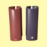 Set of 2 retro pink/purple vases made in denmark | fn art denmark ceramic pottery vases