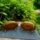 2 Art Nouveau brass planters