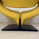Ribbo armchairs and coffee table by Pierre paulin for Artifort, 60s,