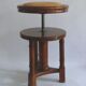 Solid wood, upholstered piano stool - Germany, first half of the 20th century