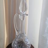 Crystal carafe with handle